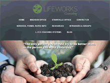 Tablet Screenshot of lifeworksms.com